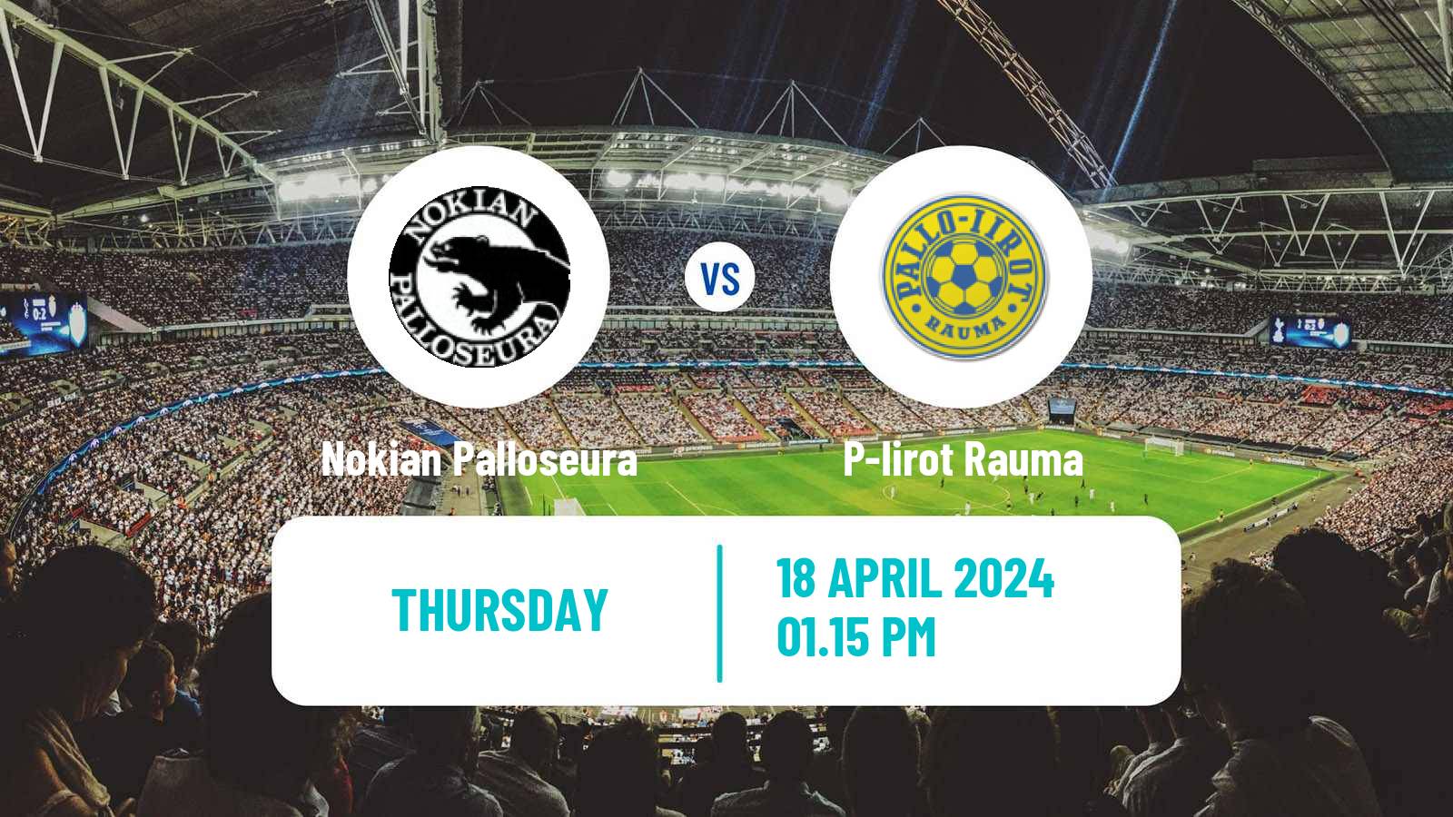 Soccer Finnish Cup Nokian Palloseura - P-Iirot Rauma