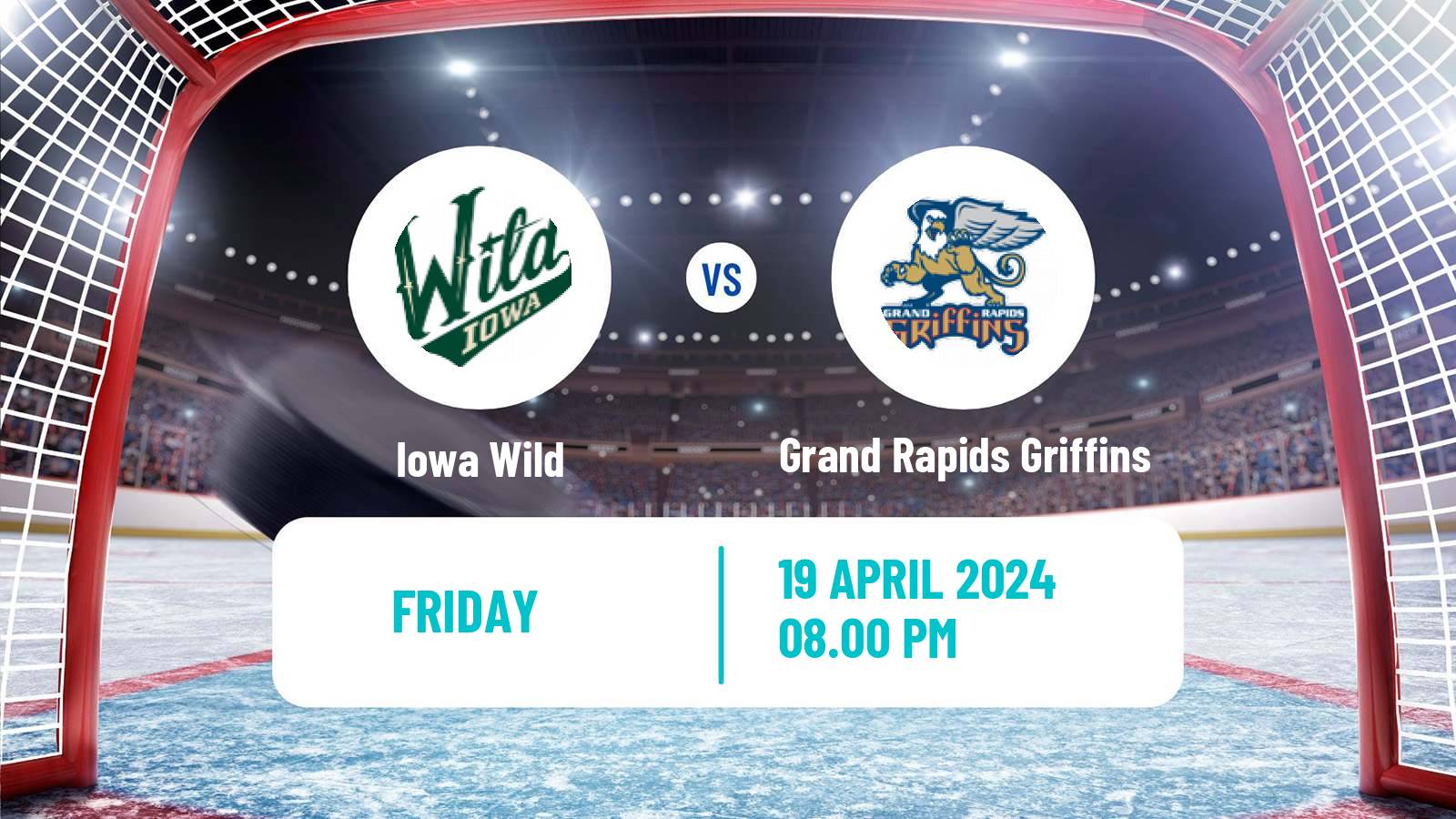 Hockey AHL Iowa Wild - Grand Rapids Griffins