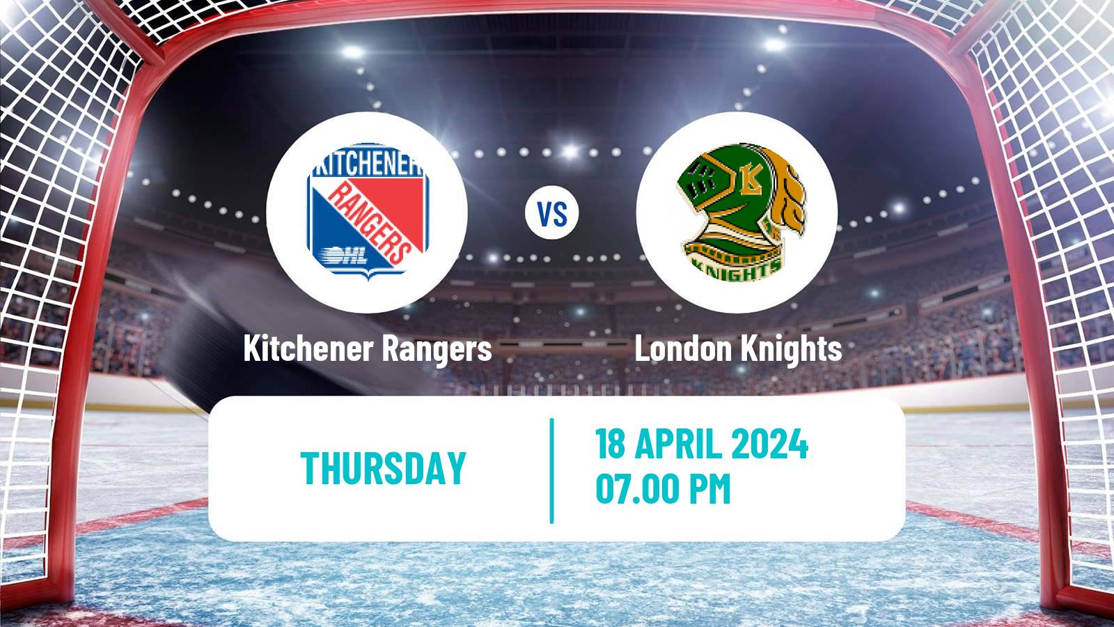 Hockey OHL Kitchener Rangers - London Knights