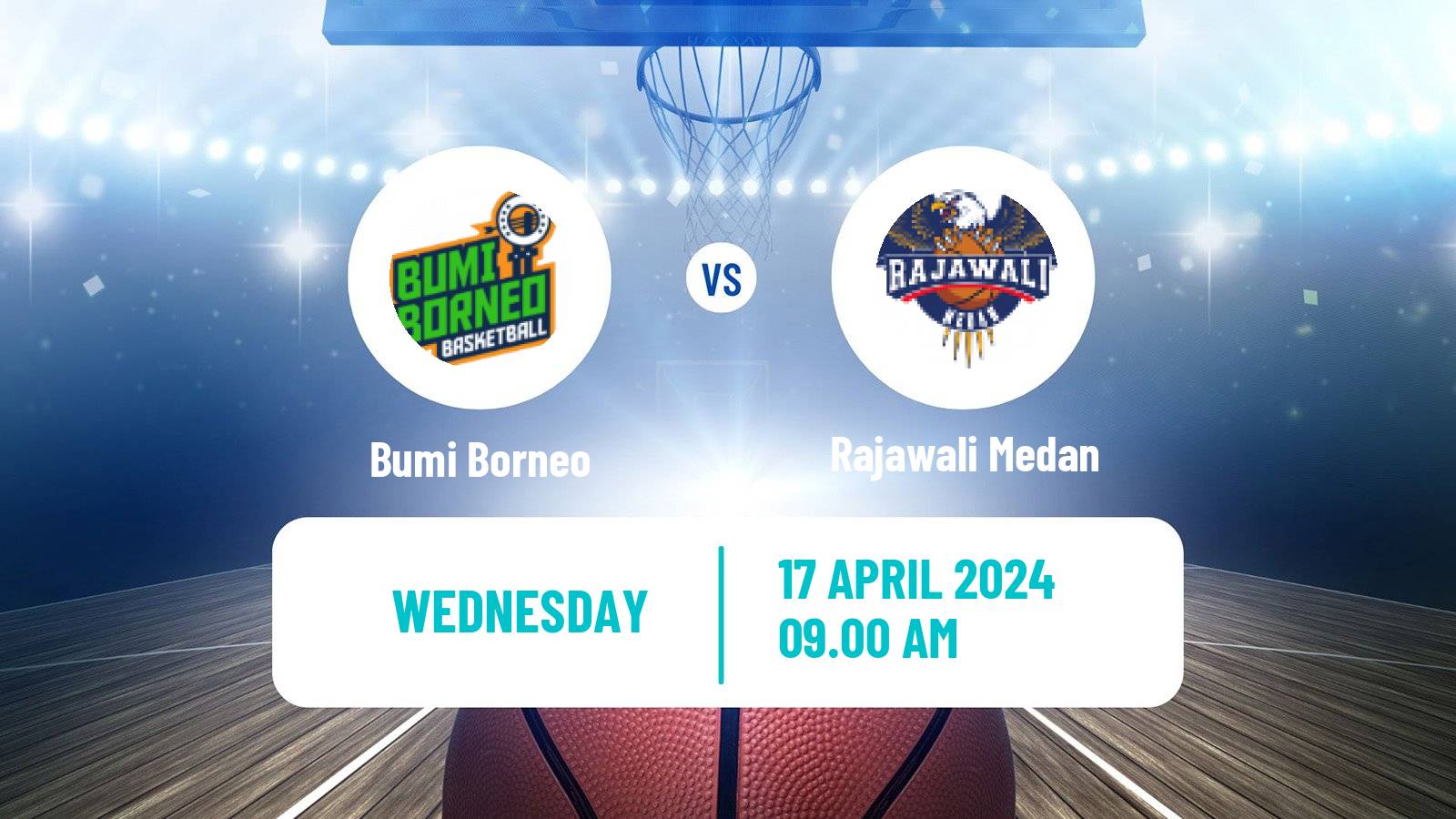 Basketball Indonesian IBL Bumi Borneo - Rajawali Medan