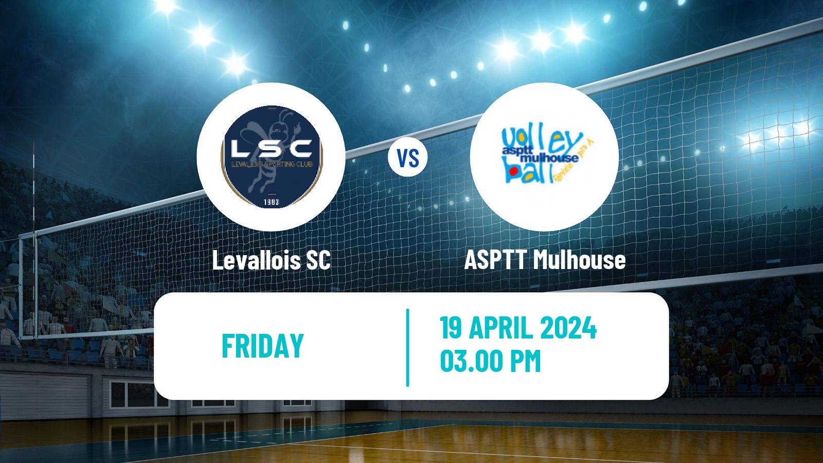Volleyball French Ligue A Volleyball Women Levallois - ASPTT Mulhouse