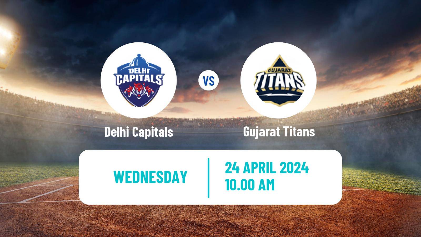 Cricket Indian Premier League Cricket Delhi Capitals - Gujarat Titans