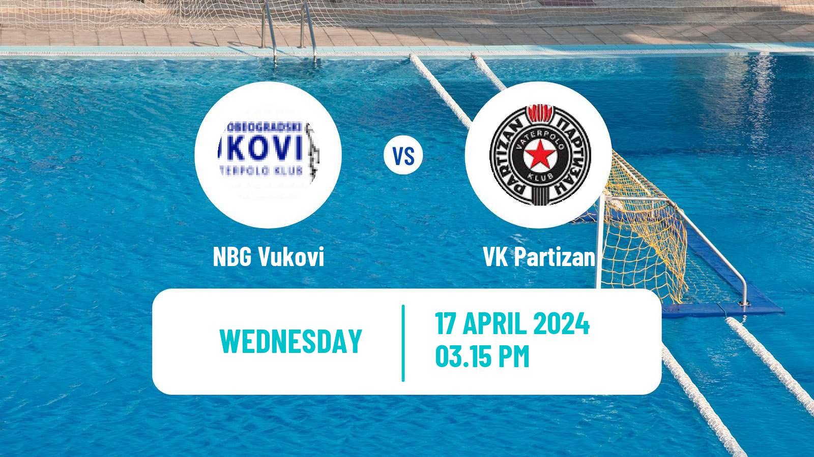Water polo Serbian Super Liga Water Polo Vukovi - Partizan