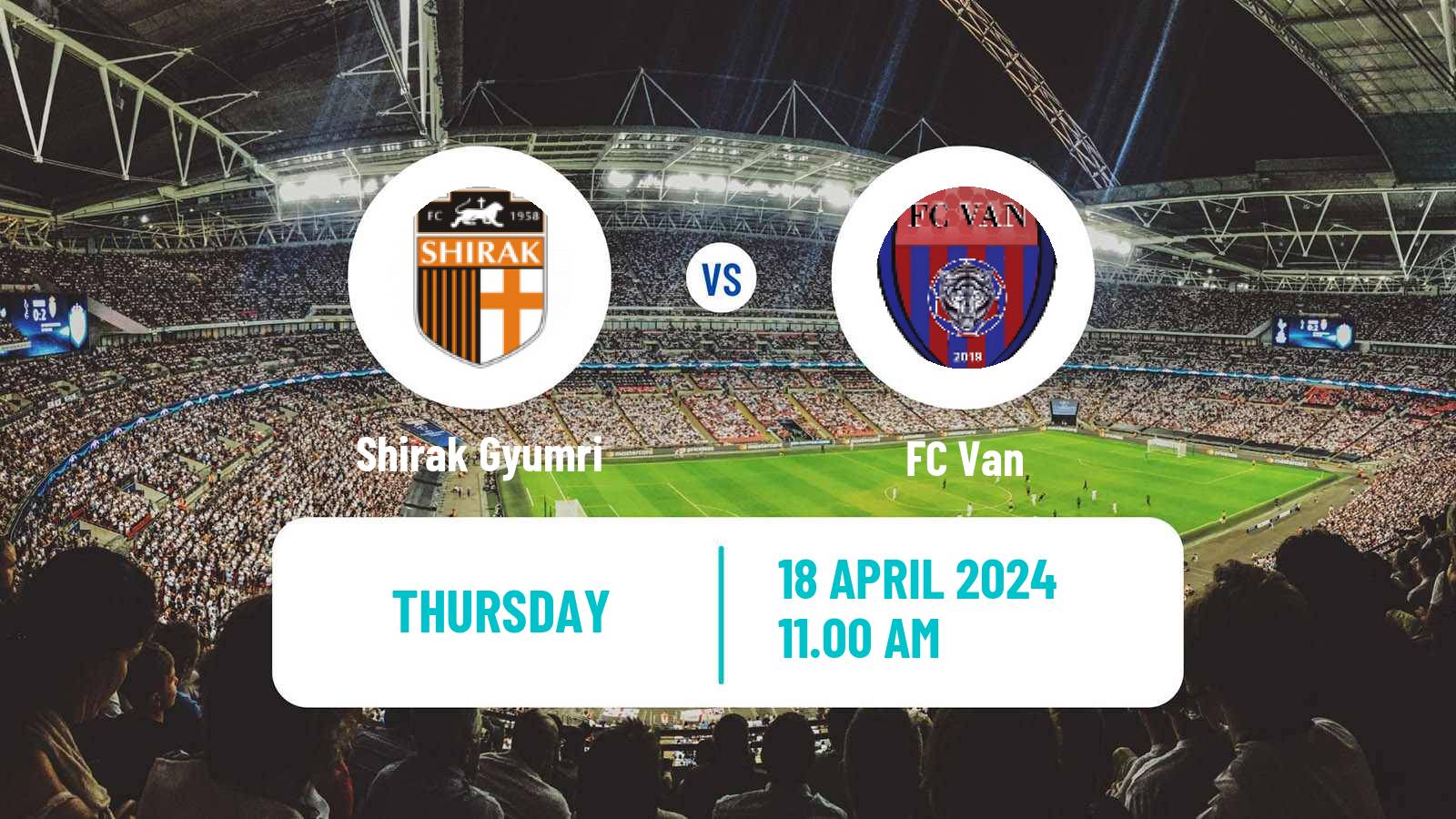 Soccer Armenian Premier League Shirak Gyumri - Van