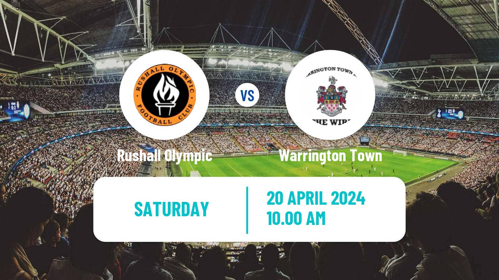 Soccer English National League North Rushall Olympic - Warrington Town