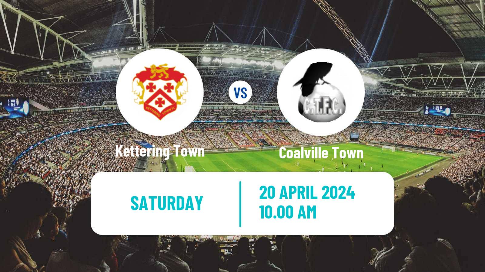 Soccer English Southern League Central Division Kettering Town - Coalville Town