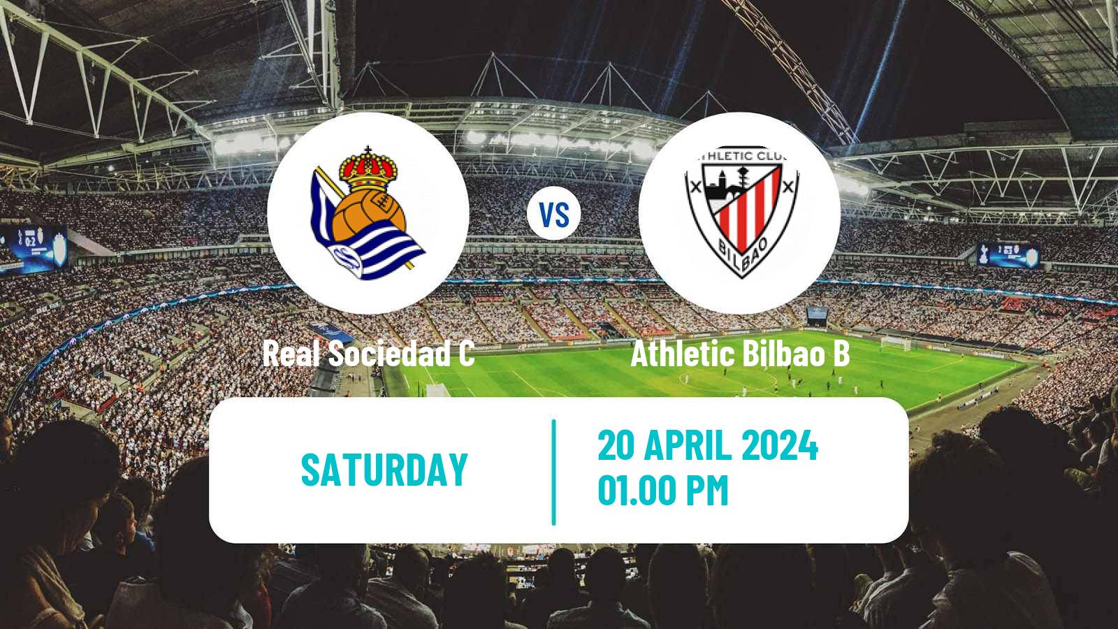 Soccer Spanish Segunda RFEF - Group 2 Real Sociedad C - Athletic Bilbao B
