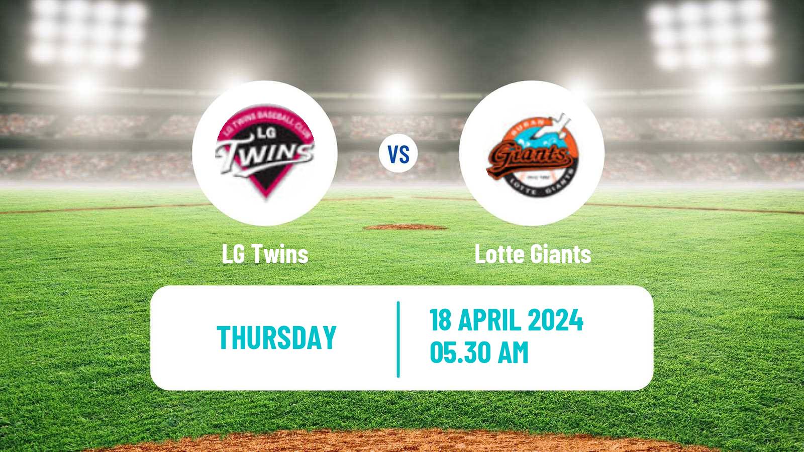 Baseball KBO LG Twins - Lotte Giants