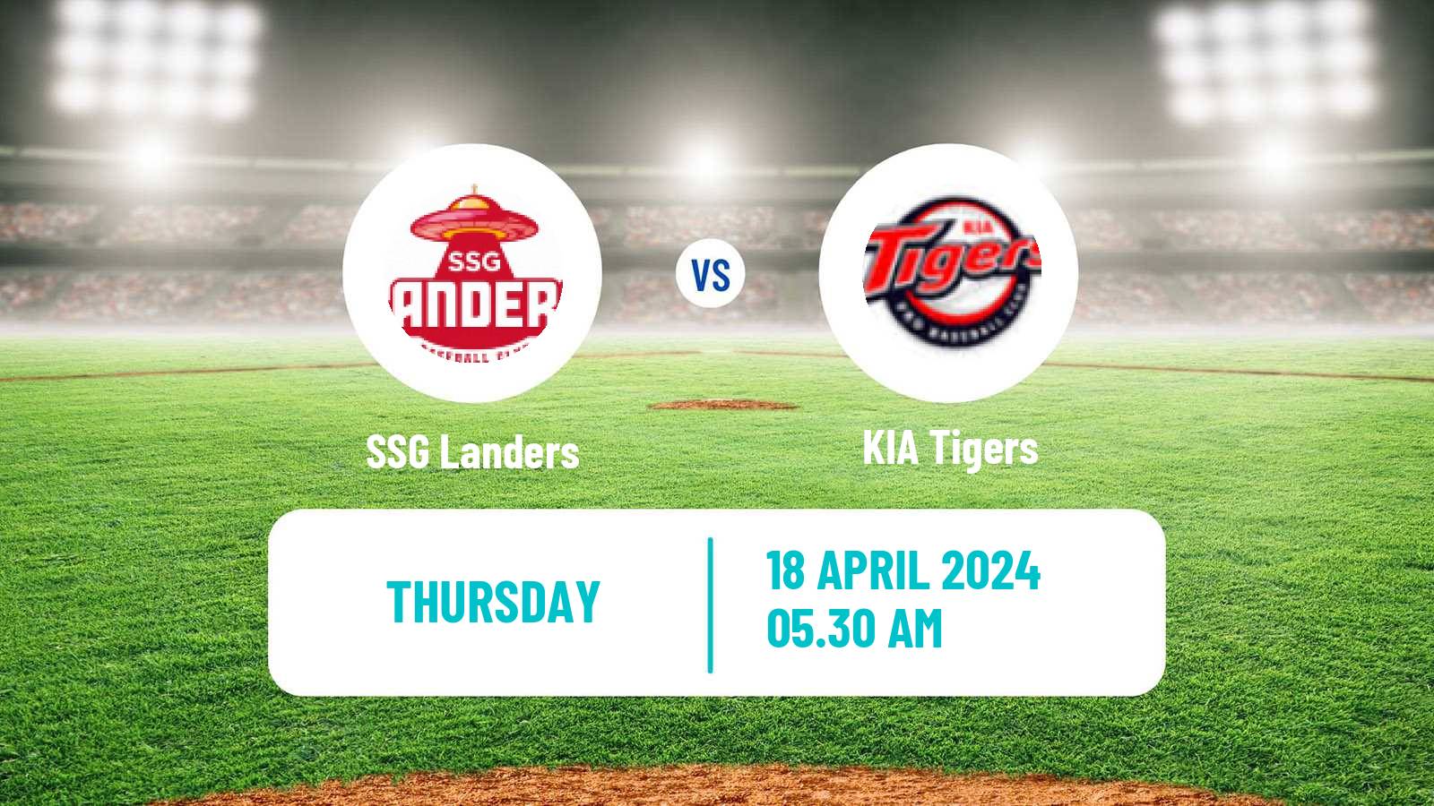 Baseball KBO SSG Landers - KIA Tigers