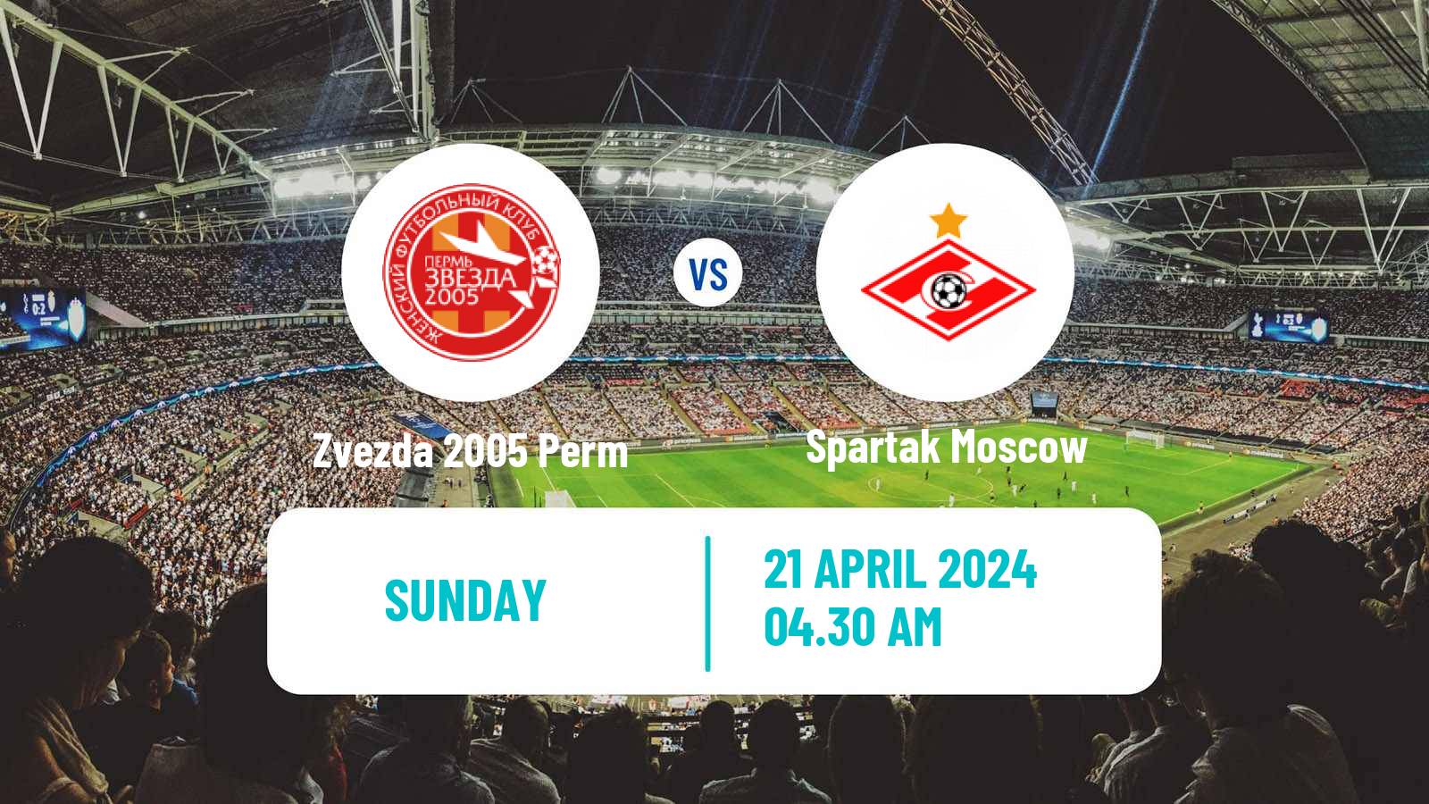 Soccer Russian Supreme Division Women Zvezda 2005 Perm - Spartak Moscow