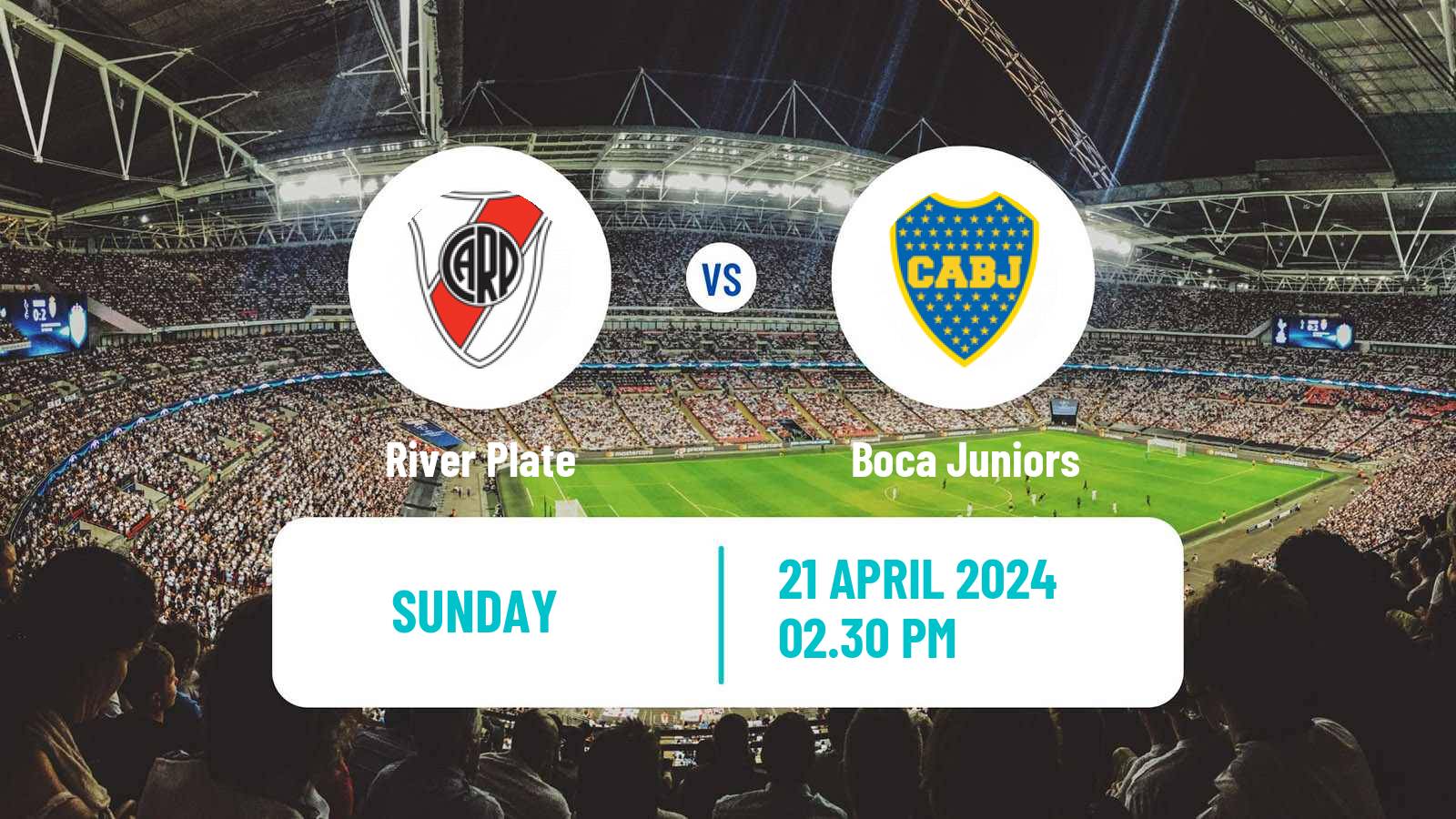Soccer Argentinian Copa de la Liga Profesional River Plate - Boca Juniors