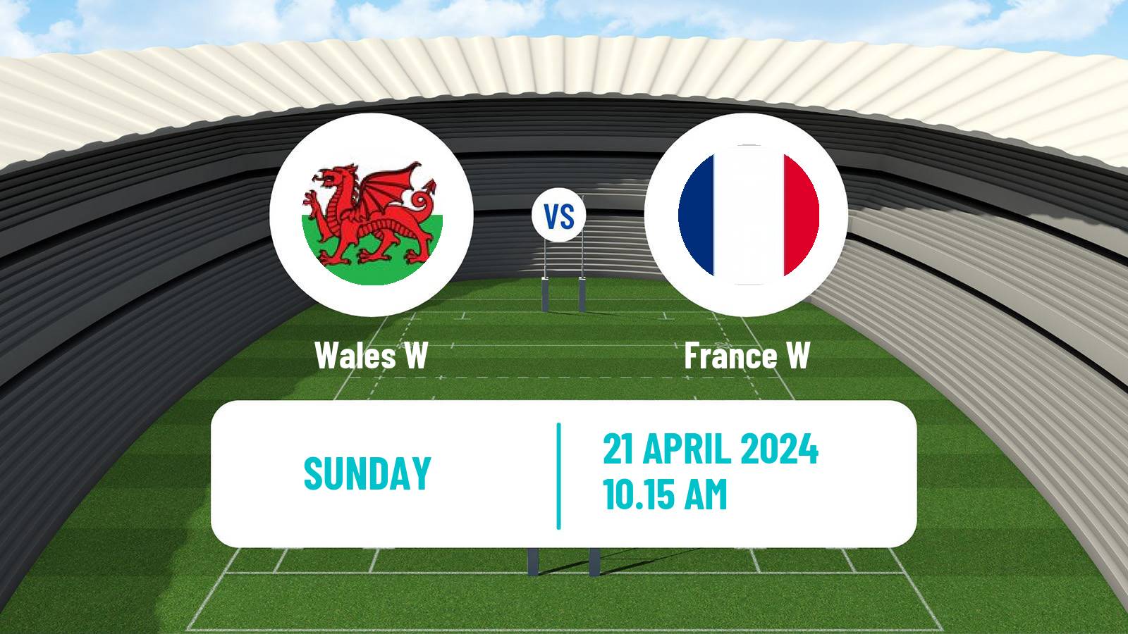 Rugby union Six Nations Women Wales W - France W