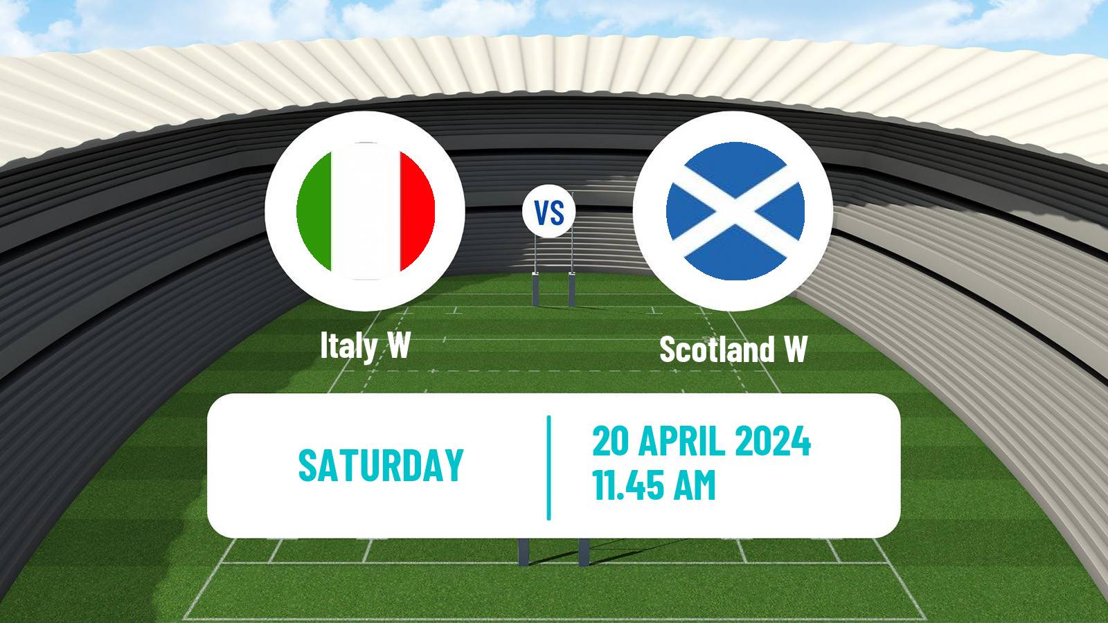 Rugby union Six Nations Women Italy W - Scotland W