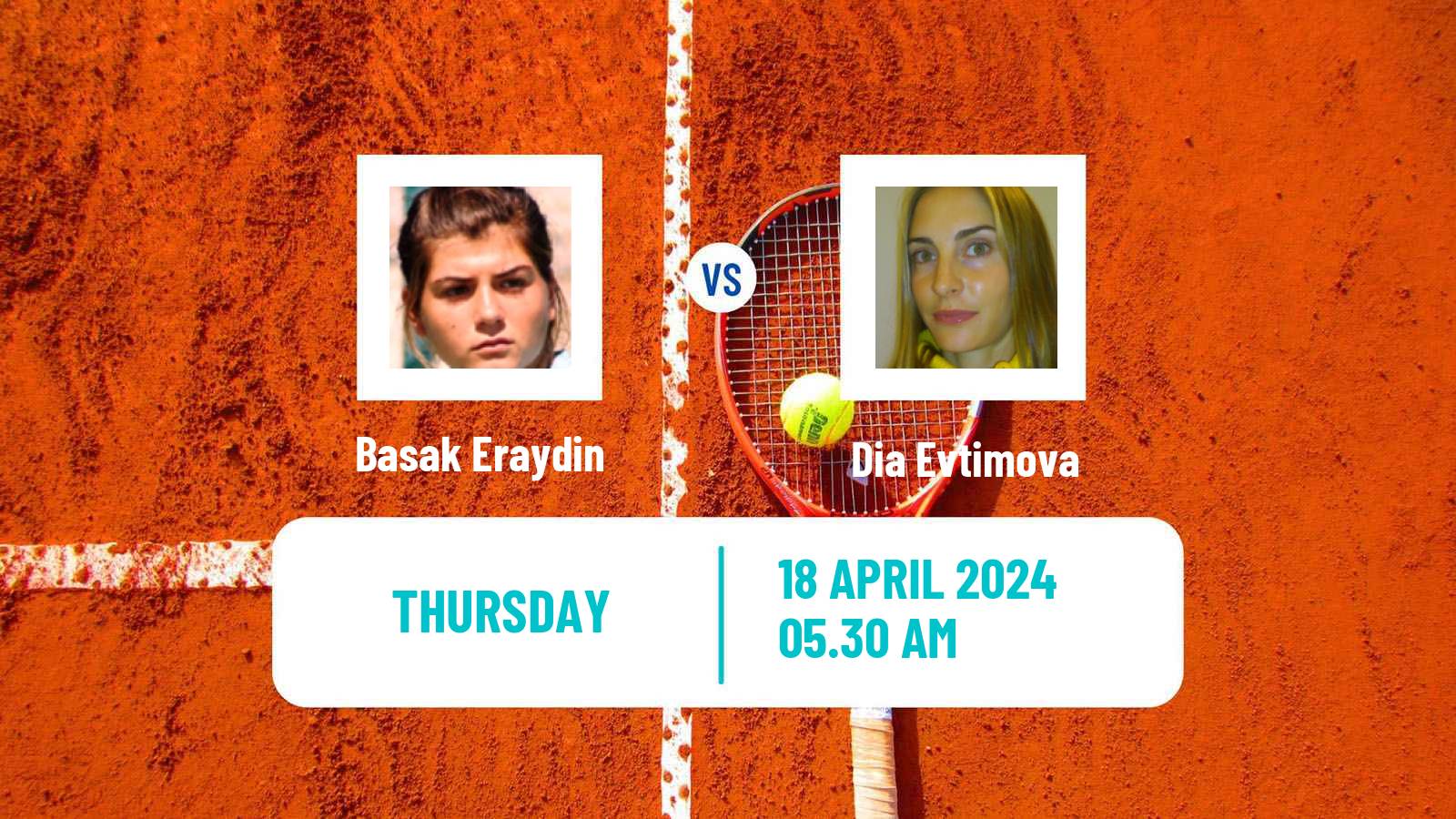 Tennis ITF W15 Antalya 10 Women Basak Eraydin - Dia Evtimova