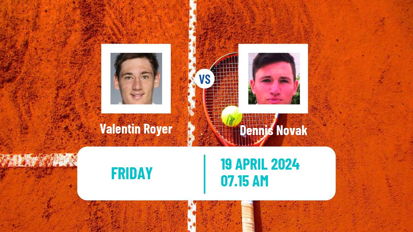 Tennis Oeiras 3 Challenger Men Valentin Royer - Dennis Novak