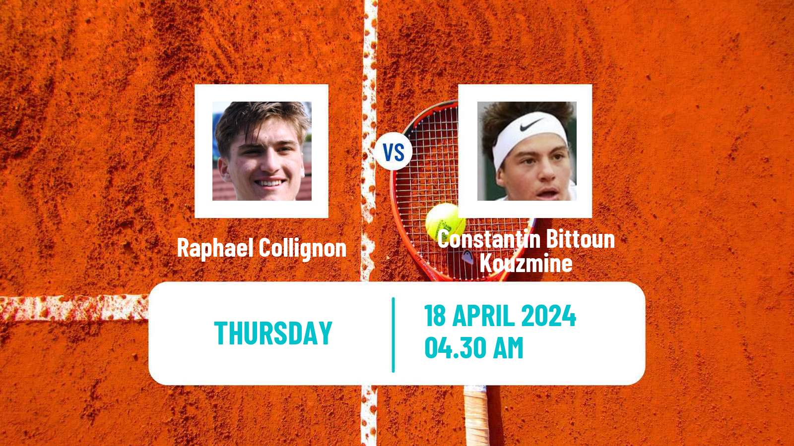 Tennis ITF M25 Hammamet 7 Men Raphael Collignon - Constantin Bittoun Kouzmine