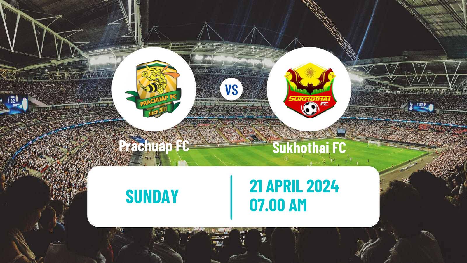 Soccer Thai League 1 Prachuap - Sukhothai