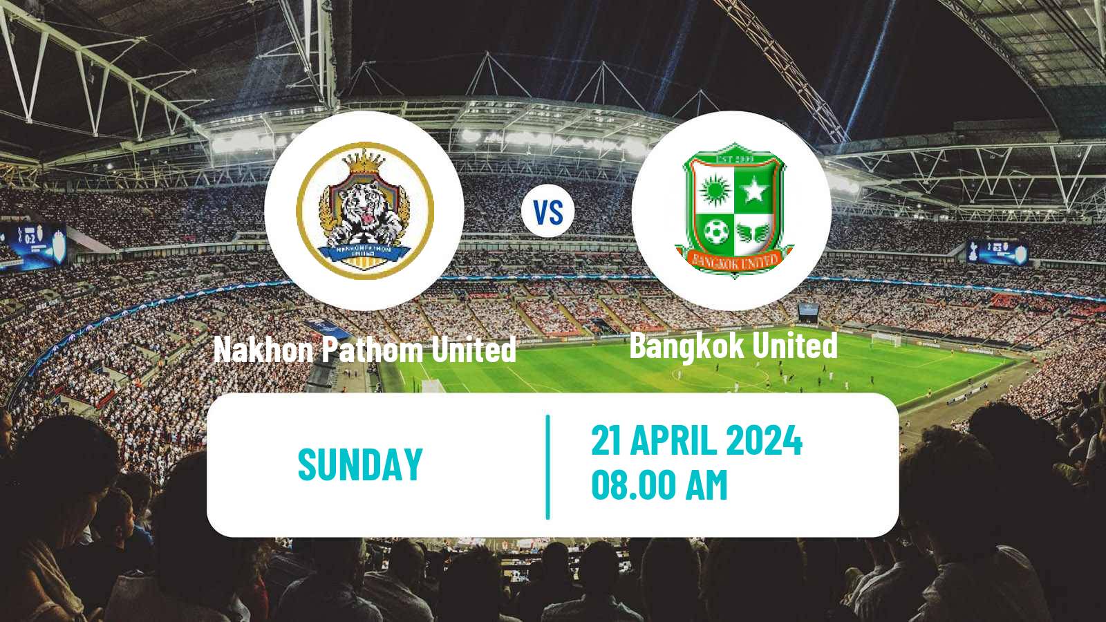 Soccer Thai League 1 Nakhon Pathom United - Bangkok United