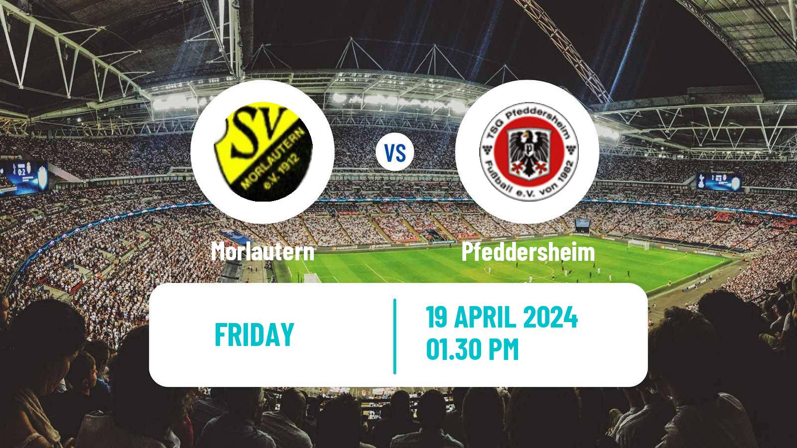 Soccer German Oberliga Rheinland-Pfalz/Saar Morlautern - Pfeddersheim