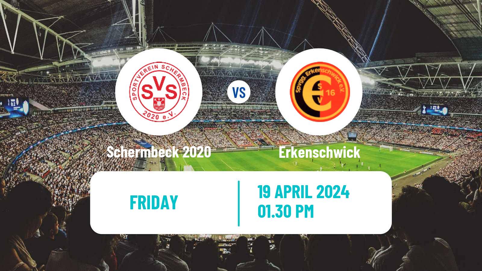 Soccer German Oberliga Westfalen Schermbeck 2020 - Erkenschwick