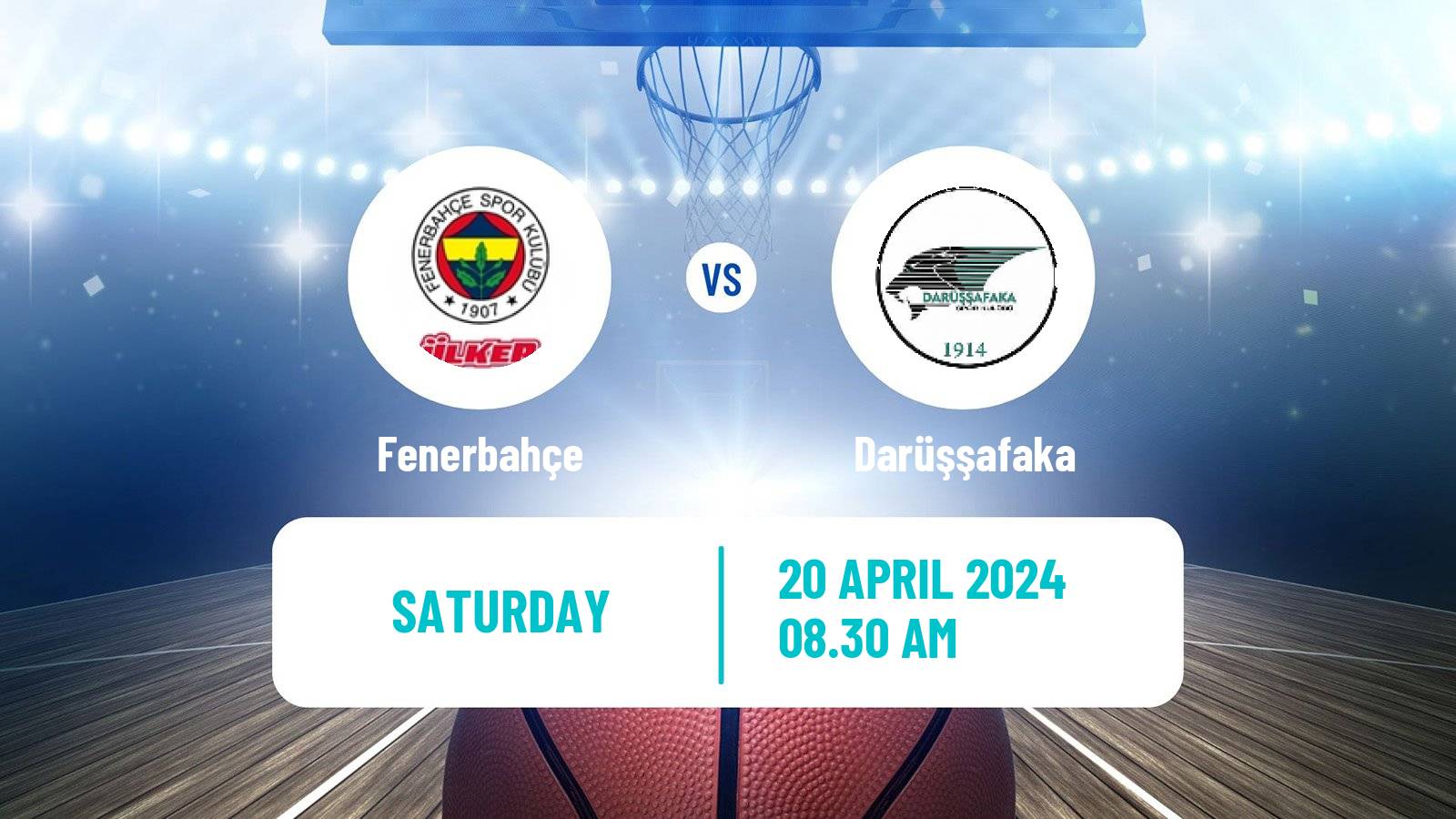 Basketball Turkish Basketball Super Ligi Fenerbahçe - Darüşşafaka
