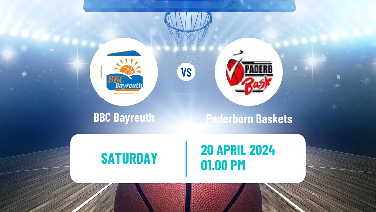 Basketball German Pro A Basketball BBC Bayreuth - Paderborn Baskets