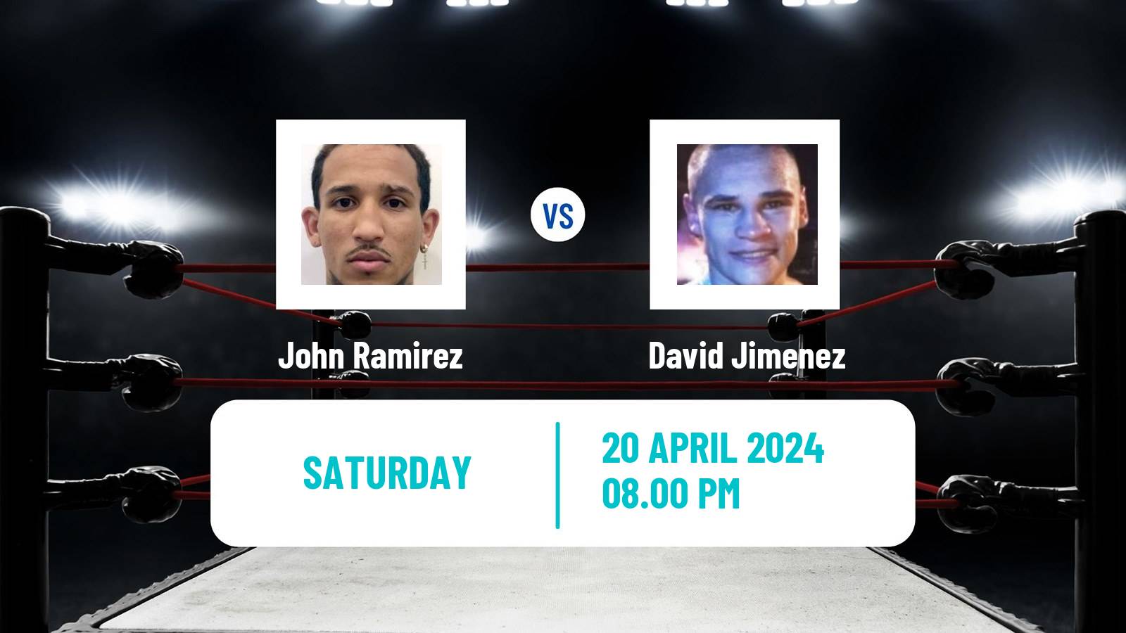 Boxing Super Flyweight WBA Title Men John Ramirez - David Jimenez