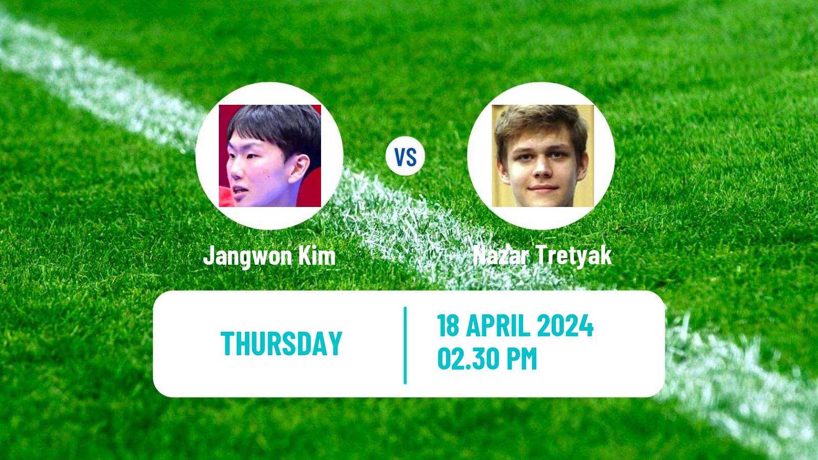 Table tennis Tt Star Series Men Jangwon Kim - Nazar Tretyak