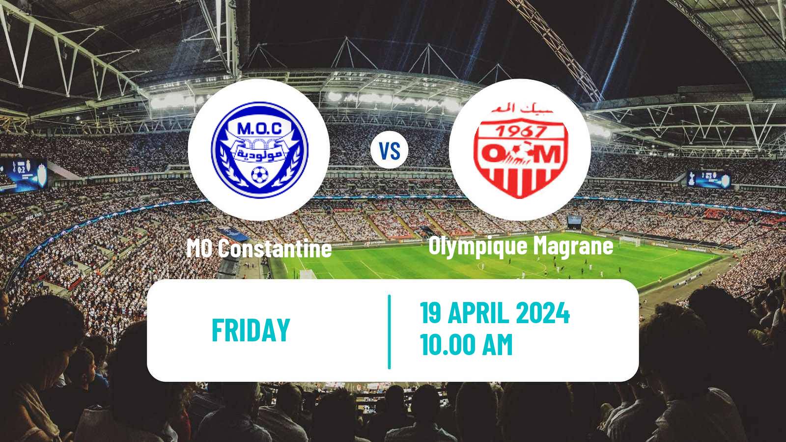Soccer Algerian Ligue 2 MO Constantine - Olympique Magrane