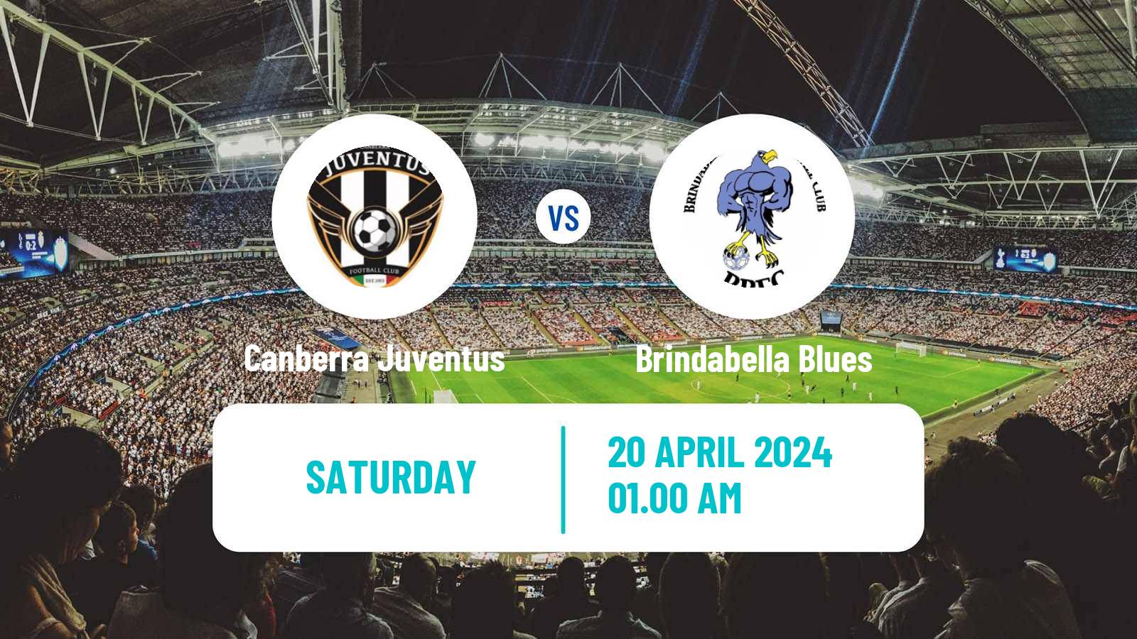 Soccer Australian Capital Premier League Canberra Juventus - Brindabella Blues