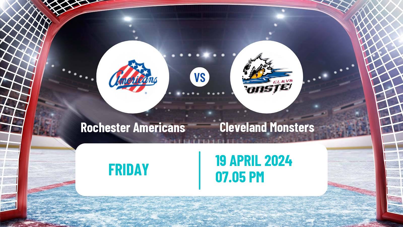 Hockey AHL Rochester Americans - Cleveland Monsters
