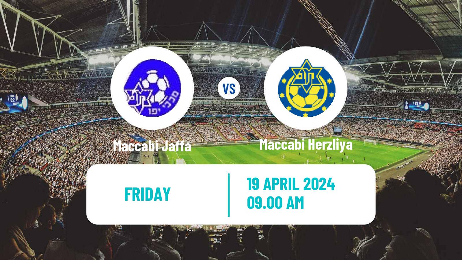 Soccer Israeli Liga Leumit Maccabi Jaffa - Maccabi Herzliya