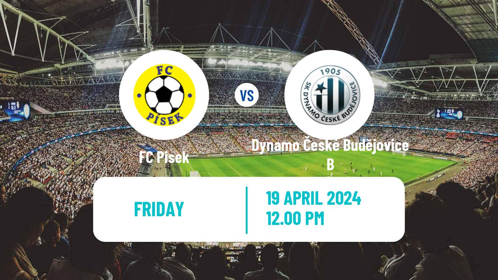Soccer Czech CFL Group A Pisek - Dynamo České Budějovice B