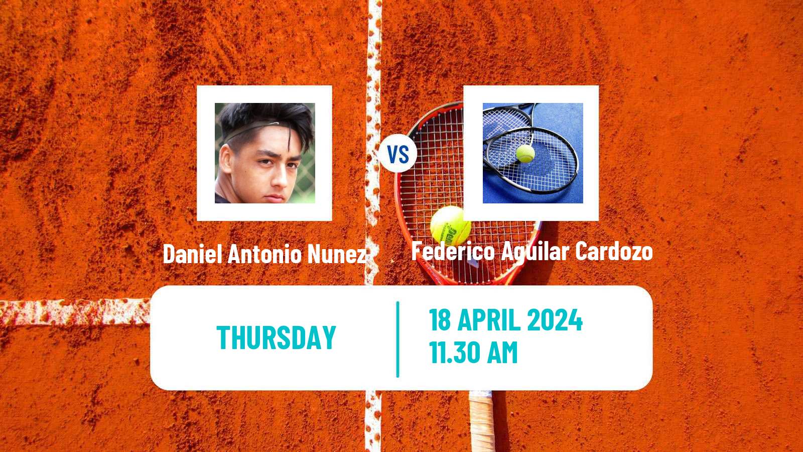 Tennis ITF M15 Santiago Men Daniel Antonio Nunez - Federico Aguilar Cardozo