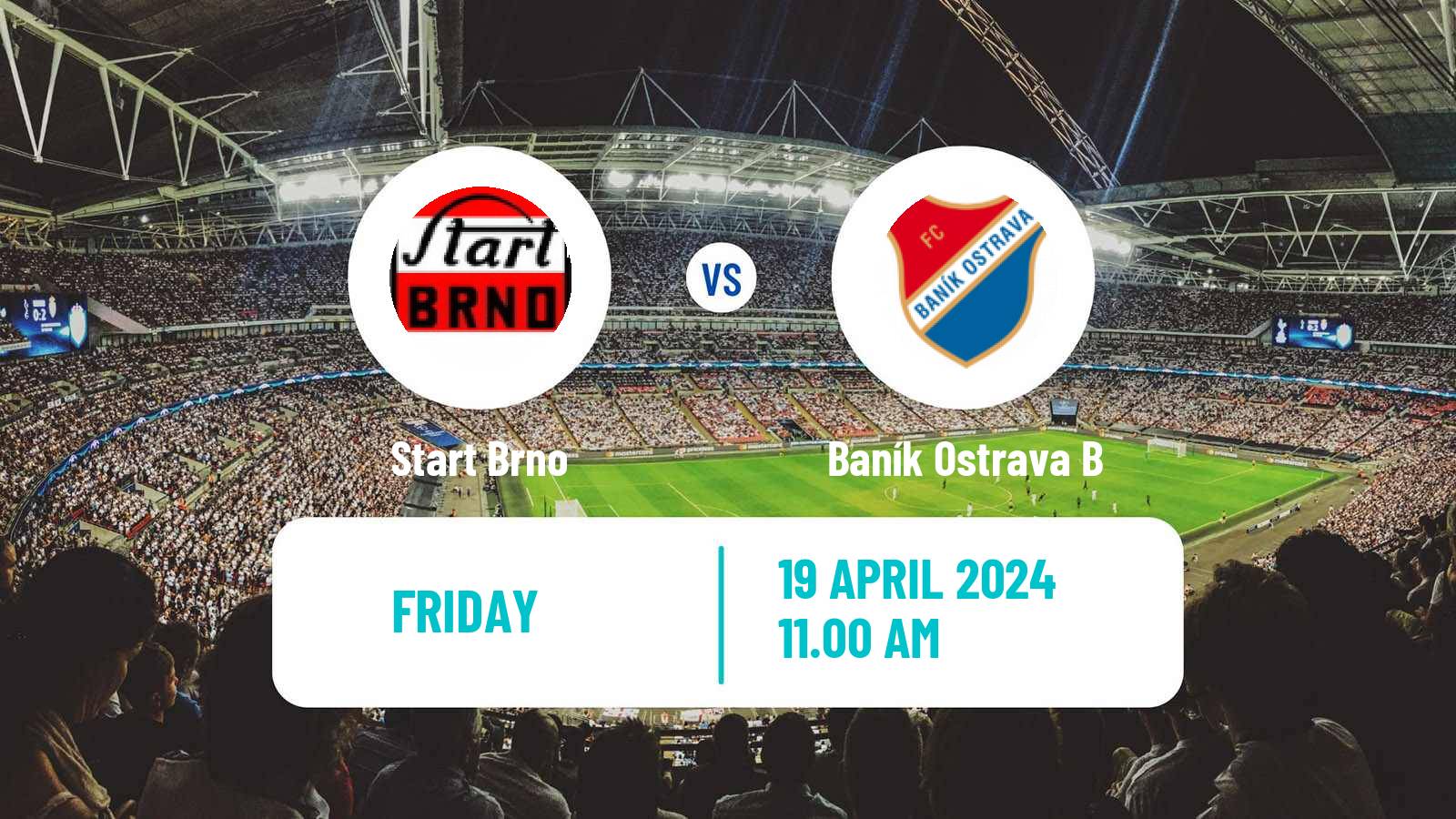 Soccer Czech MSFL Start Brno - Baník Ostrava B