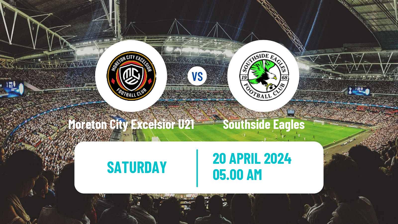 Soccer Australian Queensland Premier League Moreton City Excelsior U21 - Southside Eagles