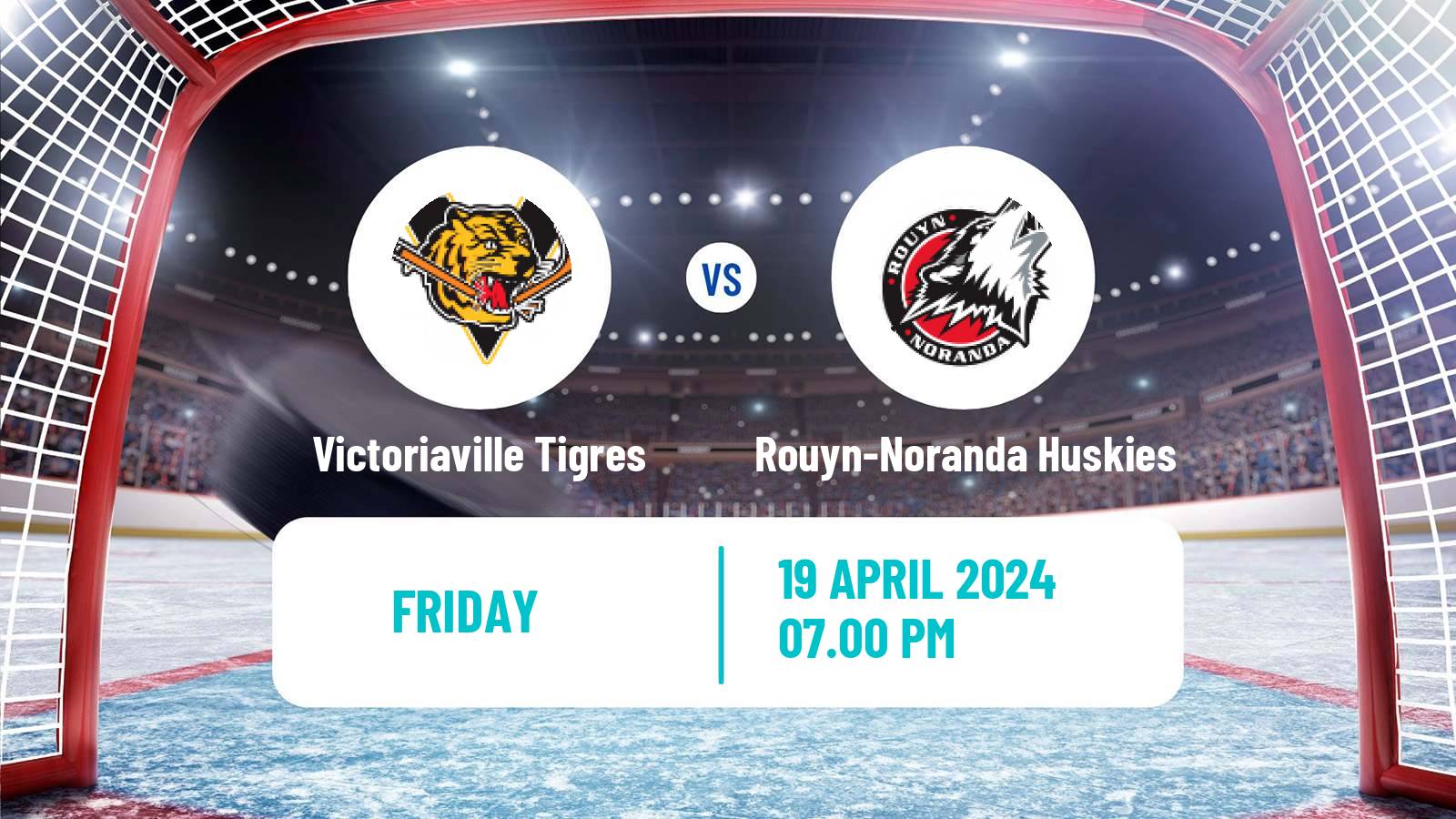 Hockey QMJHL Victoriaville Tigres - Rouyn-Noranda Huskies