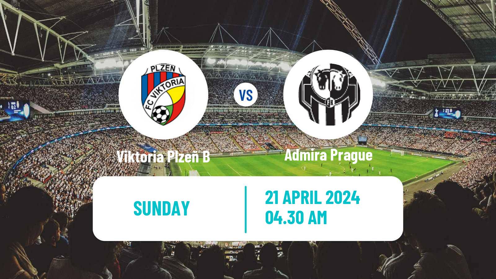 Soccer Czech CFL Group A Viktoria Plzeň B - Admira Prague