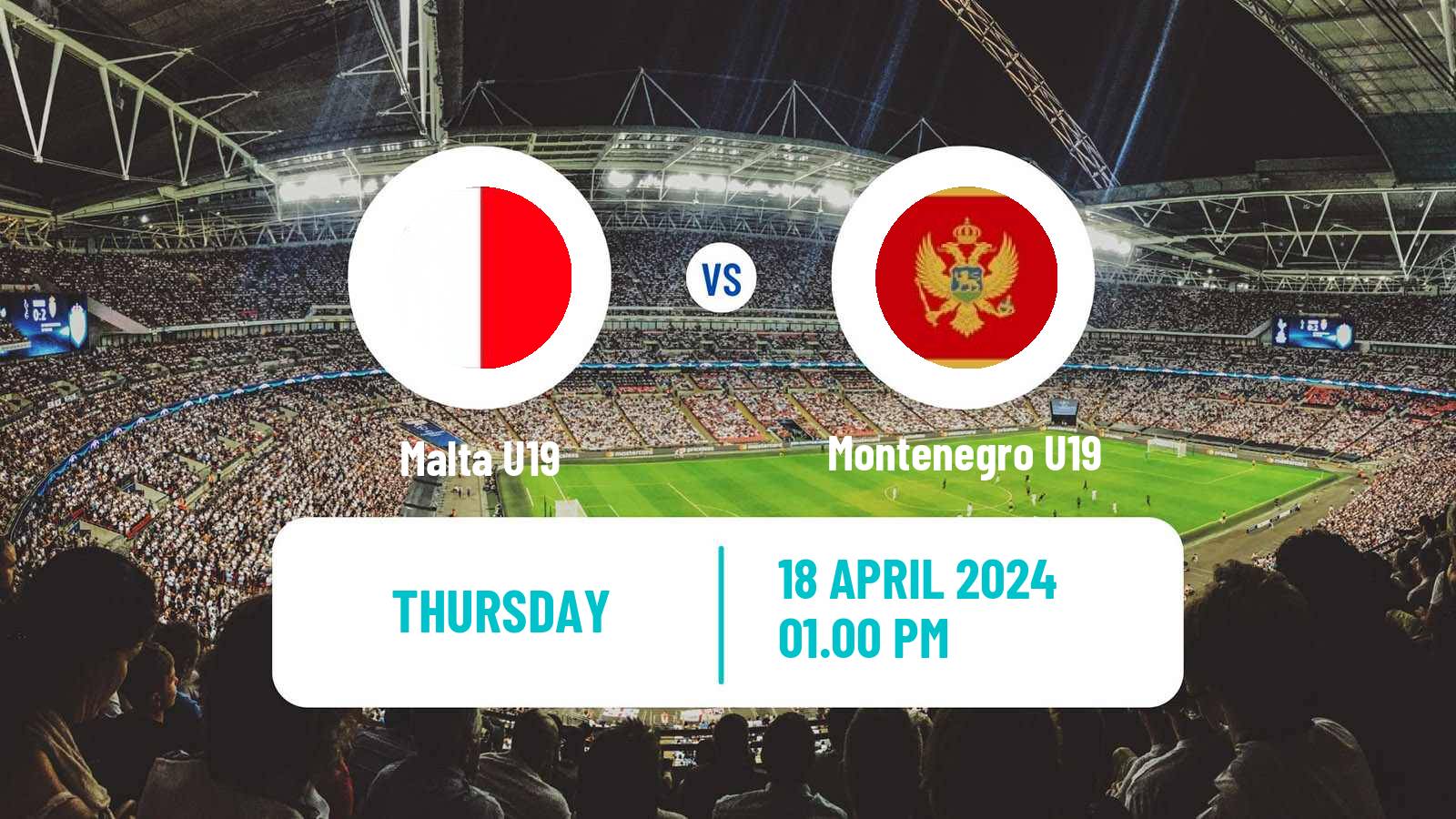 Soccer Friendly Malta U19 - Montenegro U19