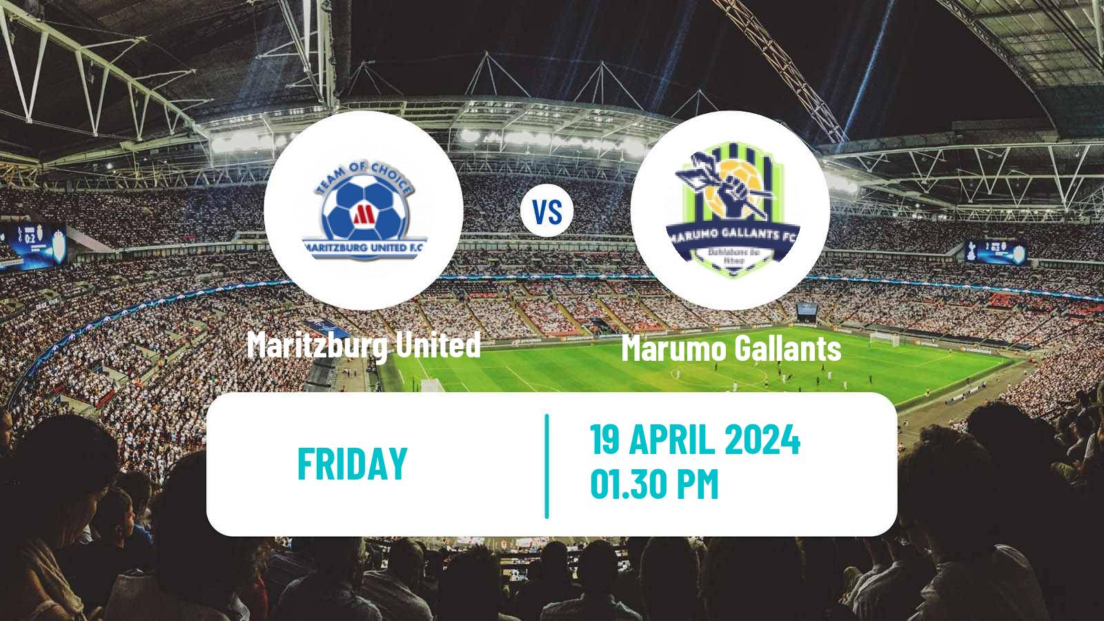 Soccer South African First Division Maritzburg United - Marumo Gallants