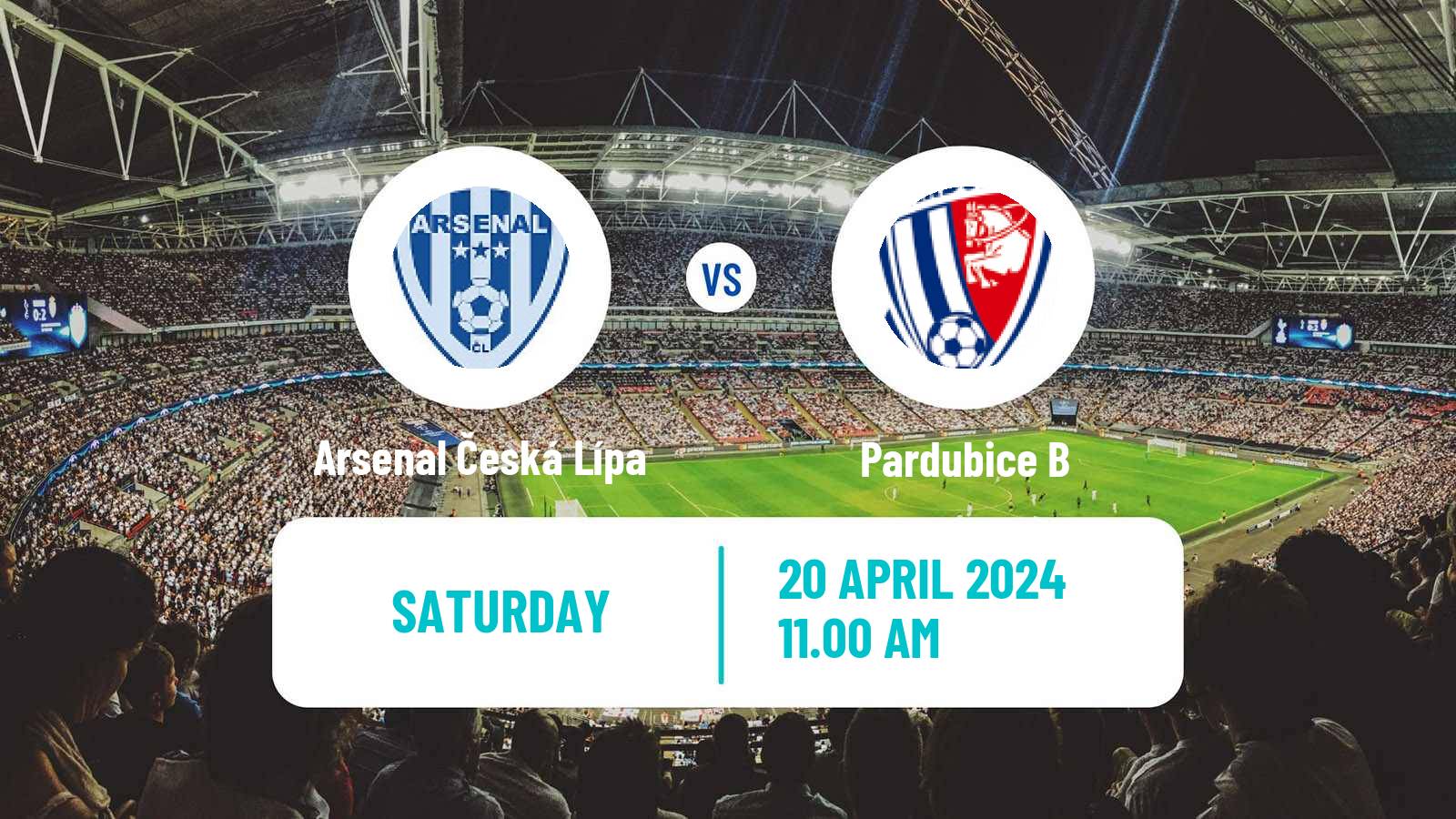 Soccer Czech CFL Group B Arsenal Česká Lípa - Pardubice B