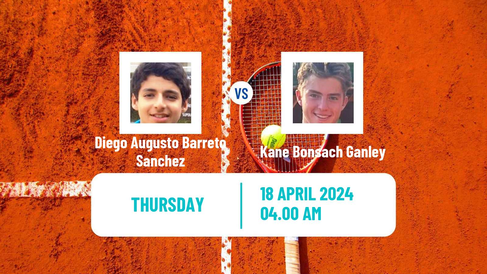 Tennis ITF M15 Telde 2 Men Diego Augusto Barreto Sanchez - Kane Bonsach Ganley