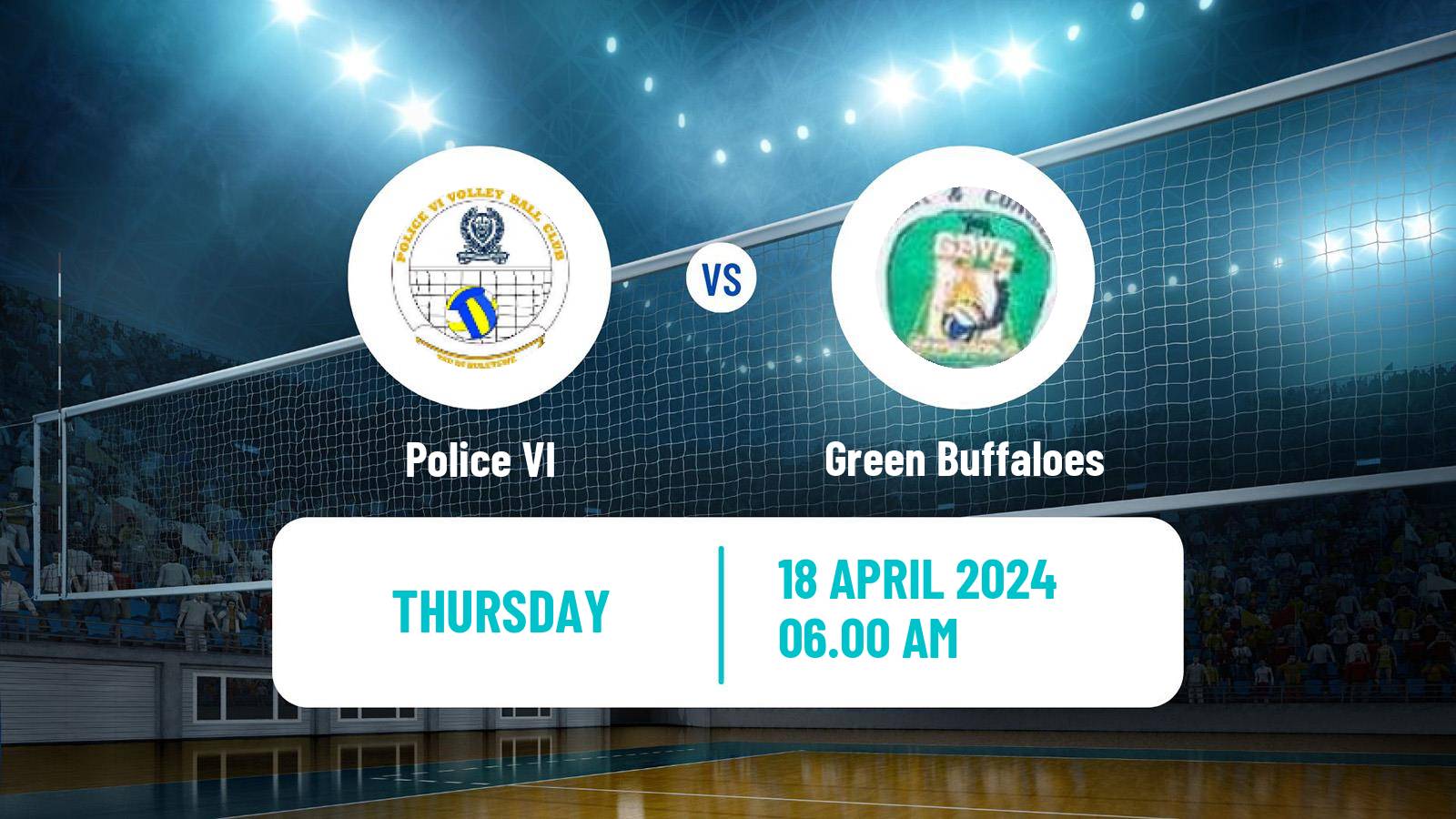 Volleyball African Club Championship Volleyball Police VI - Green Buffaloes