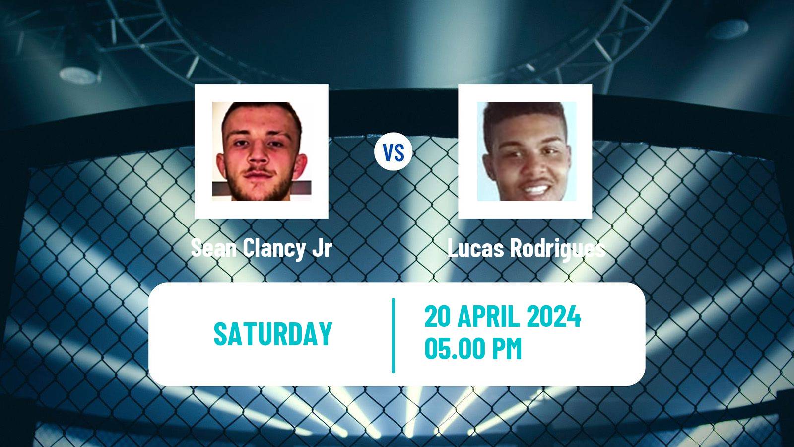 MMA Welterweight Cage Warriors Men Sean Clancy Jr - Lucas Rodrigues