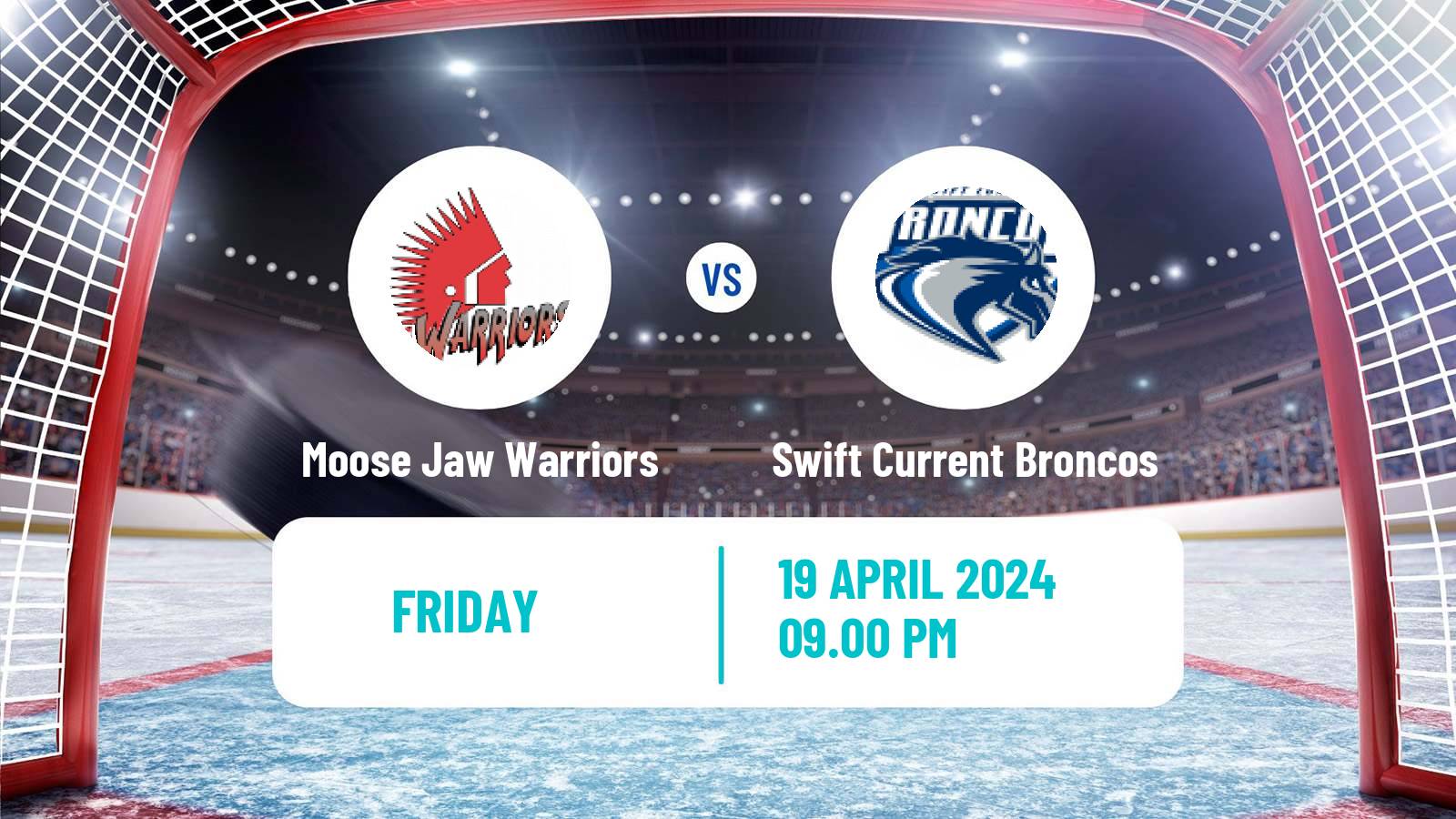 Hockey WHL Moose Jaw Warriors - Swift Current Broncos
