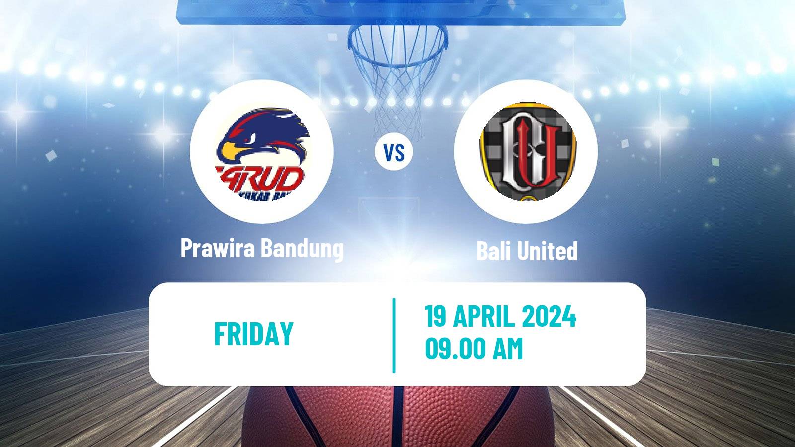 Basketball Indonesian IBL Prawira Bandung - Bali United