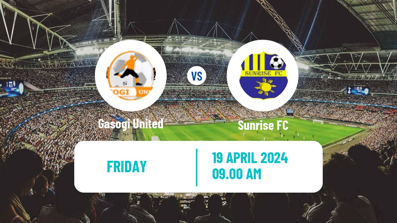 Soccer Rwanda Premier League Gasogi United - Sunrise