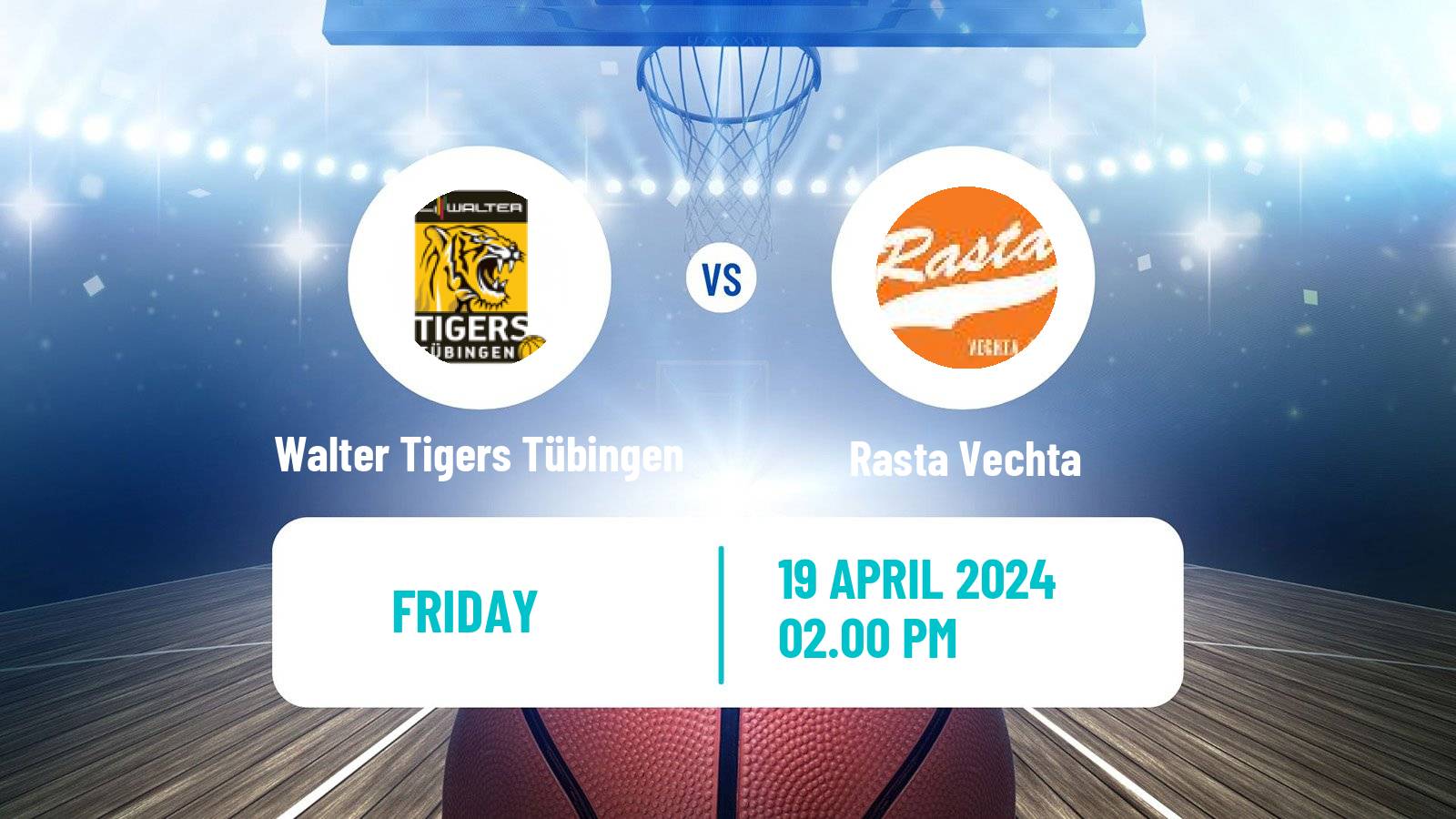 Basketball German BBL Walter Tigers Tübingen - Rasta Vechta