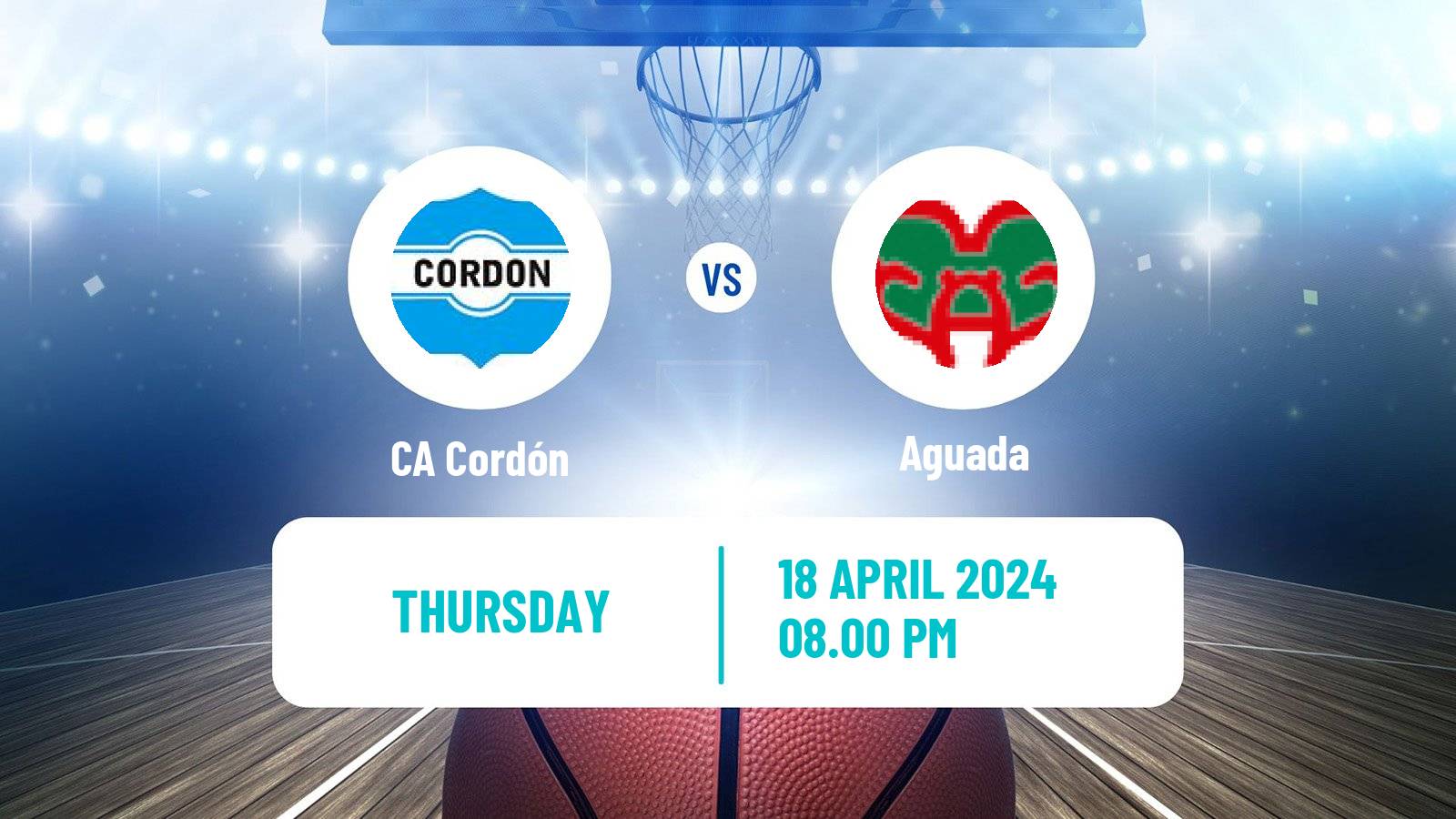 Basketball Uruguayan Liga Basketball Cordón - Aguada