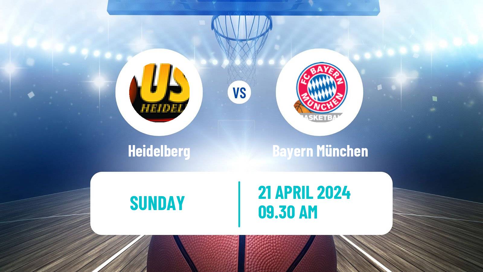 Basketball German BBL Heidelberg - Bayern München